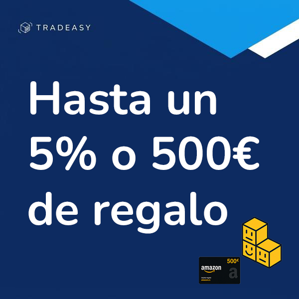 Llévate hasta un 5% o 500€ de regalo